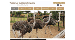 Desktop Screenshot of nationalostrich.com
